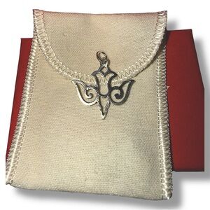 RARE Retired James Avery Sterling Silver Descending Dove Openwork Pendant